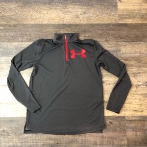 Boys youth XL zip up collar Under Armor EUC